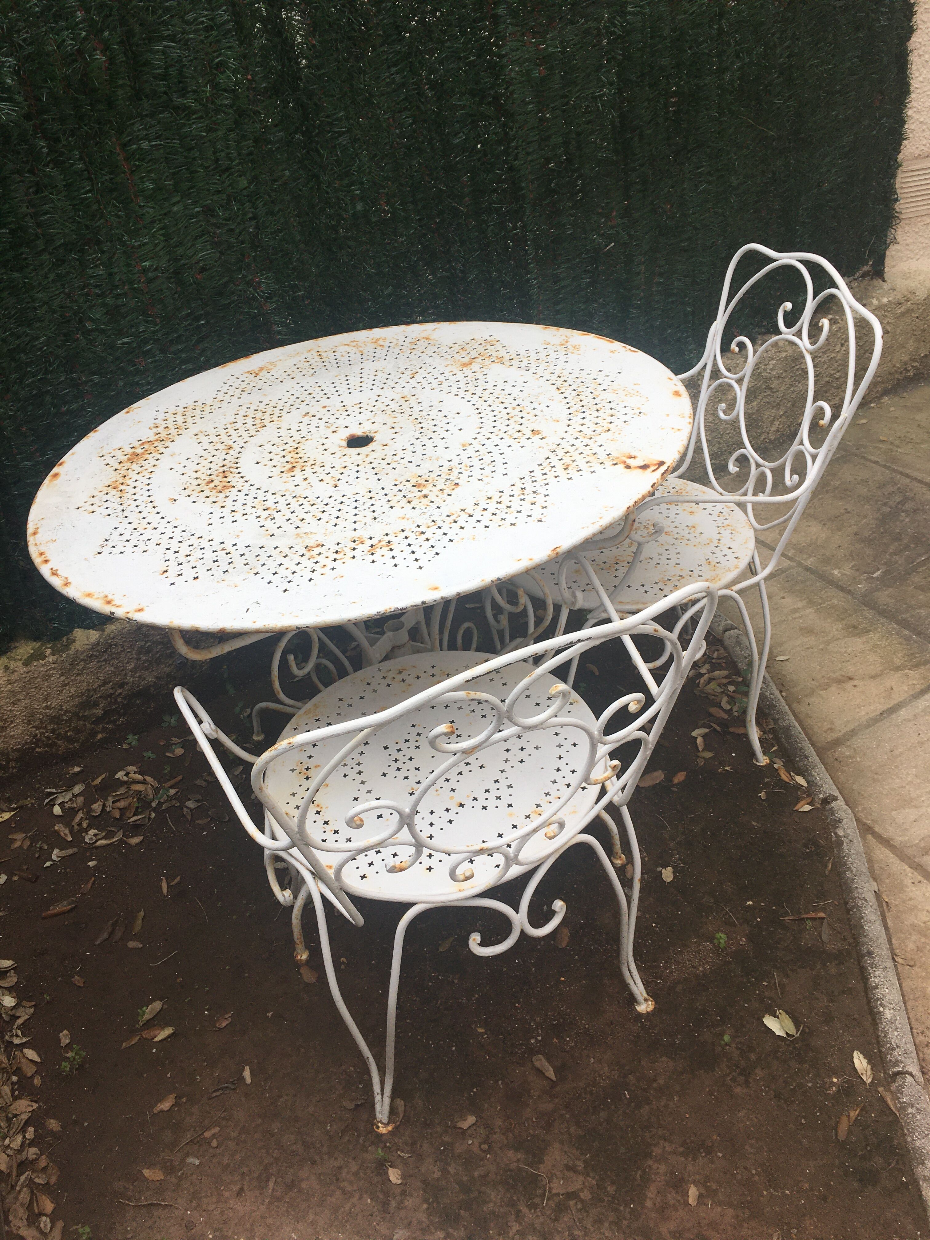 Wrought iron garden room