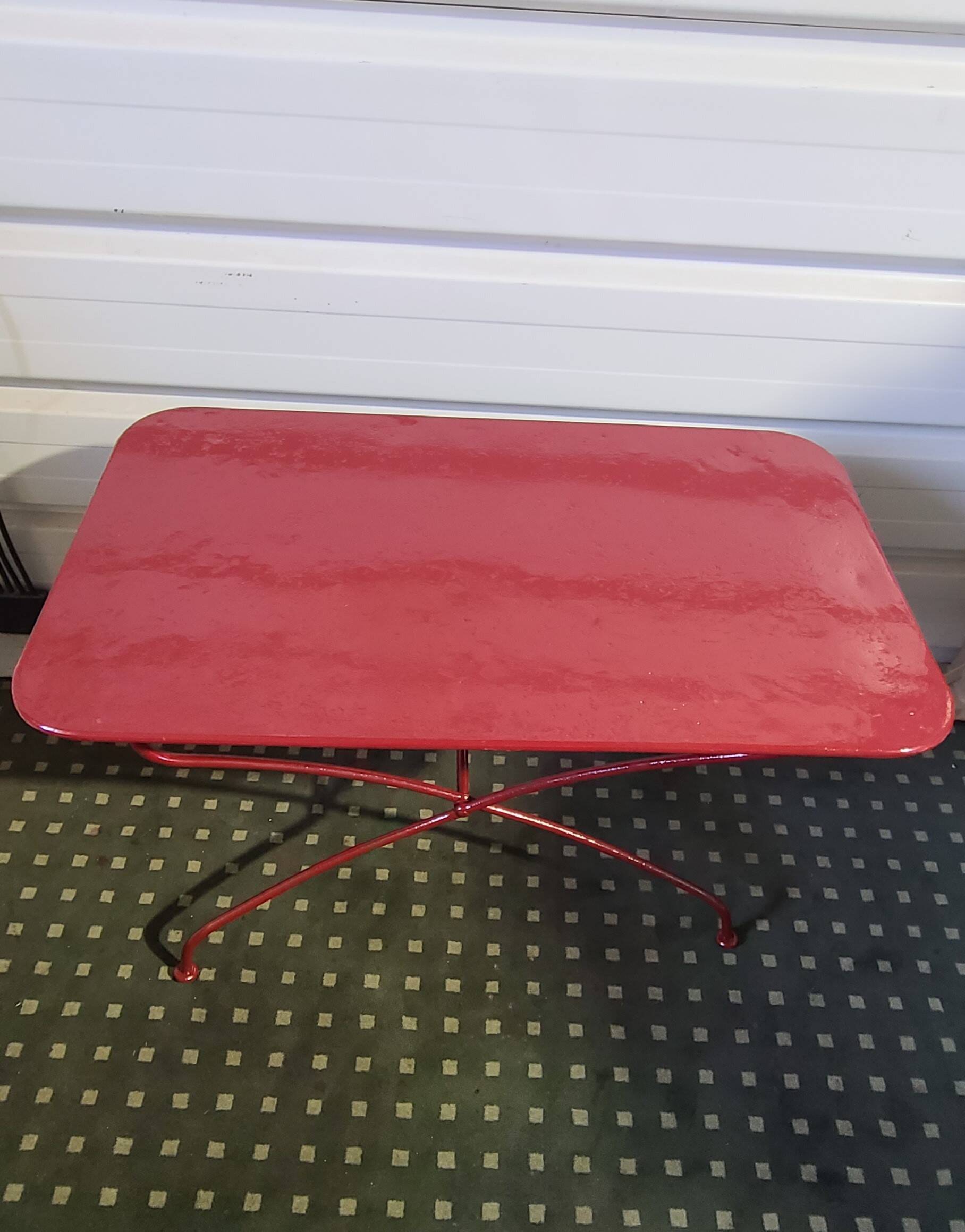 Table de jardin fer forge 1900