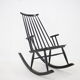 1960s Varjosen Puunjalostus beech rocking chair, Finland