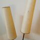 Floor lamp of the 50s with metal and brass foot