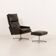 Danish vintage lounge chair with footstool, 1970s