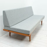 Teak minerva 3 seater sofa by Peter Hvidt & Orla Mølgaard Nielsen For France & Son, 1950