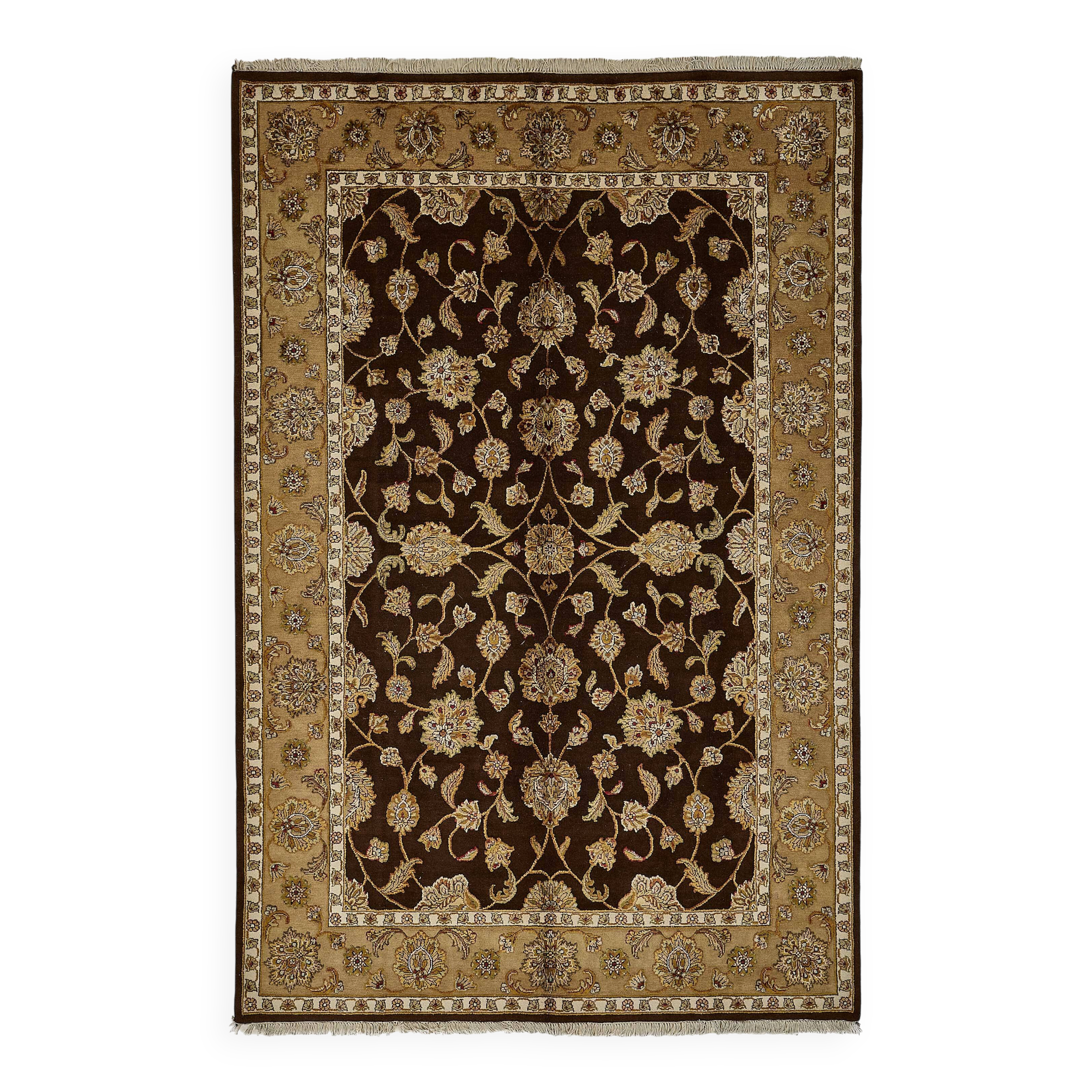 Turkish Handknotted Wool Oushak Rug 178 cm x 277 cm
