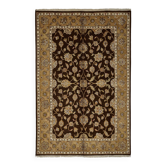 Tapis Oushak en laine noué à la main turc 178 cm x 277 cm