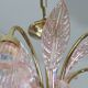 Liz Taylor, Iridiscent Pink Murano Glass Chandelier, 1980s