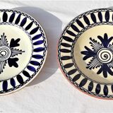 Hand-painted plates with fastening system 1 pair