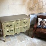 Crossbow chest of drawers with two drawers