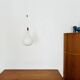 Lampe à Suspension Opaline par Uno et Östen Kristiansson