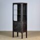 polished medical cabinet, 1970’s