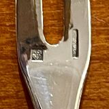 Christofle 12 snail forks, shellfish Fidelio baguette model very good condition