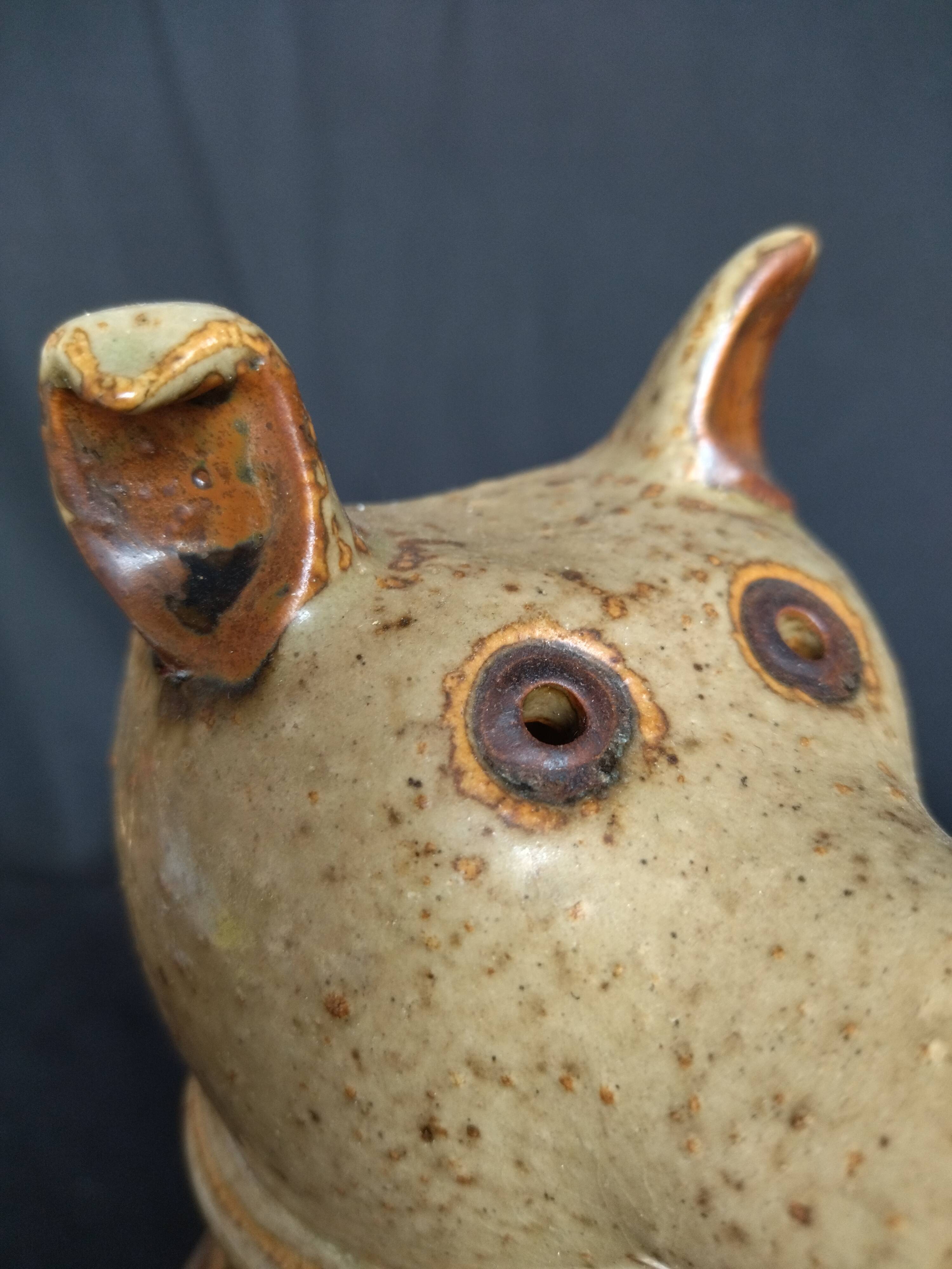 Vintage pitcher dog head