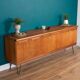 Retro Teak 1960s Long Meredew Sideboard On Hairpin Legs