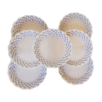 8 assiettes plates
