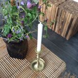 Copper candle holder