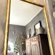 19th-century antique gilded mirror.