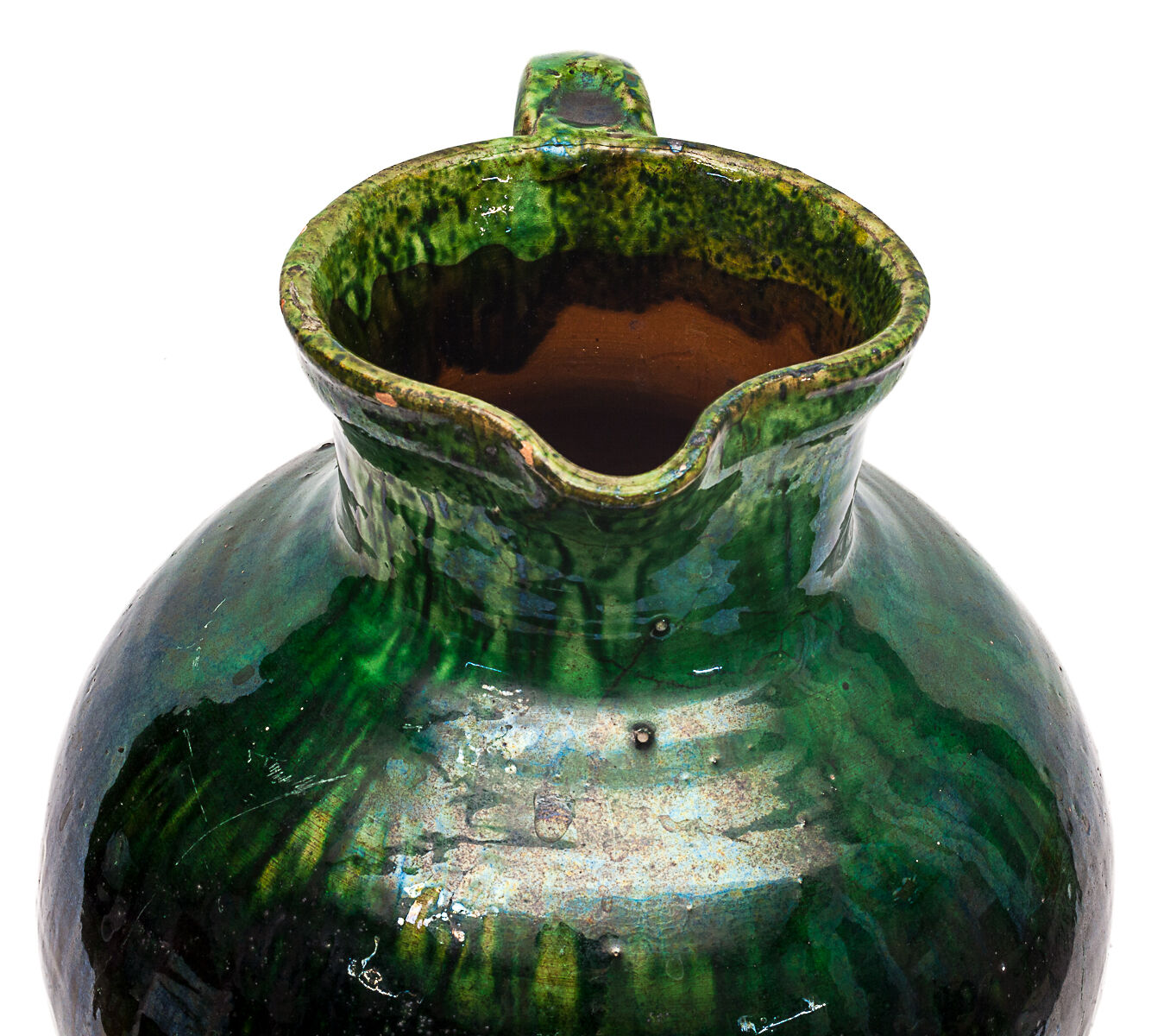 Vintage terracotta jug, 1960