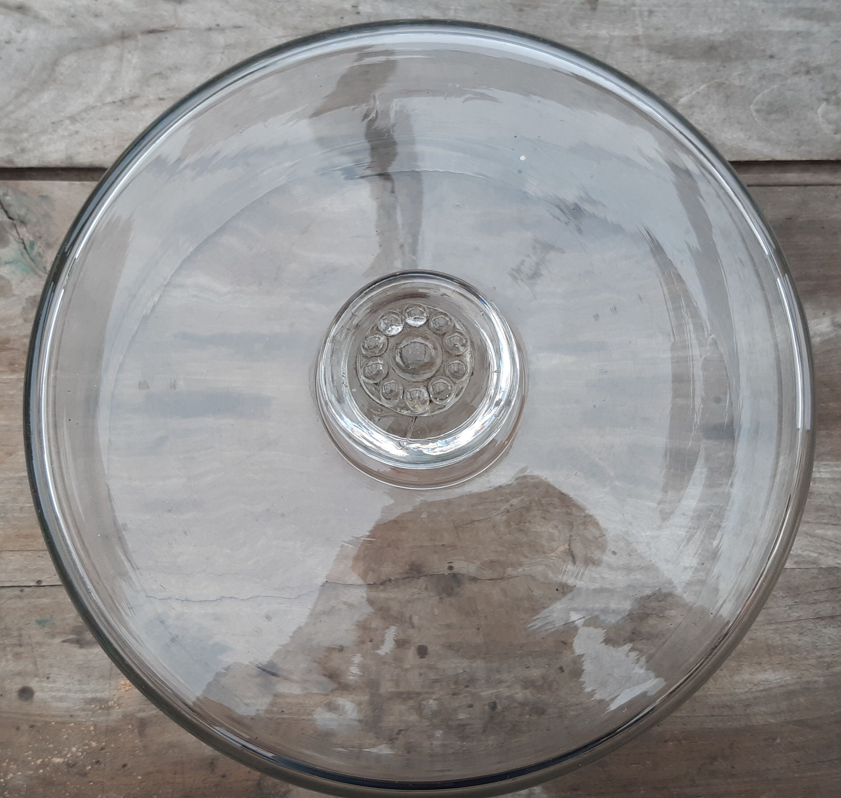 Cloche en verre soufflé fin 19ème