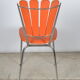 Chaise pétale orange
