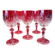 Suite de 5 verres a vin en cristal de etzel bitche