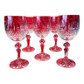 Set of 5 etzel bitche crystal wine glasses