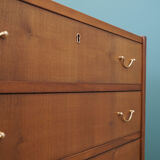 Walnut chest of drawers, Danish design, 60s, made in Denmark