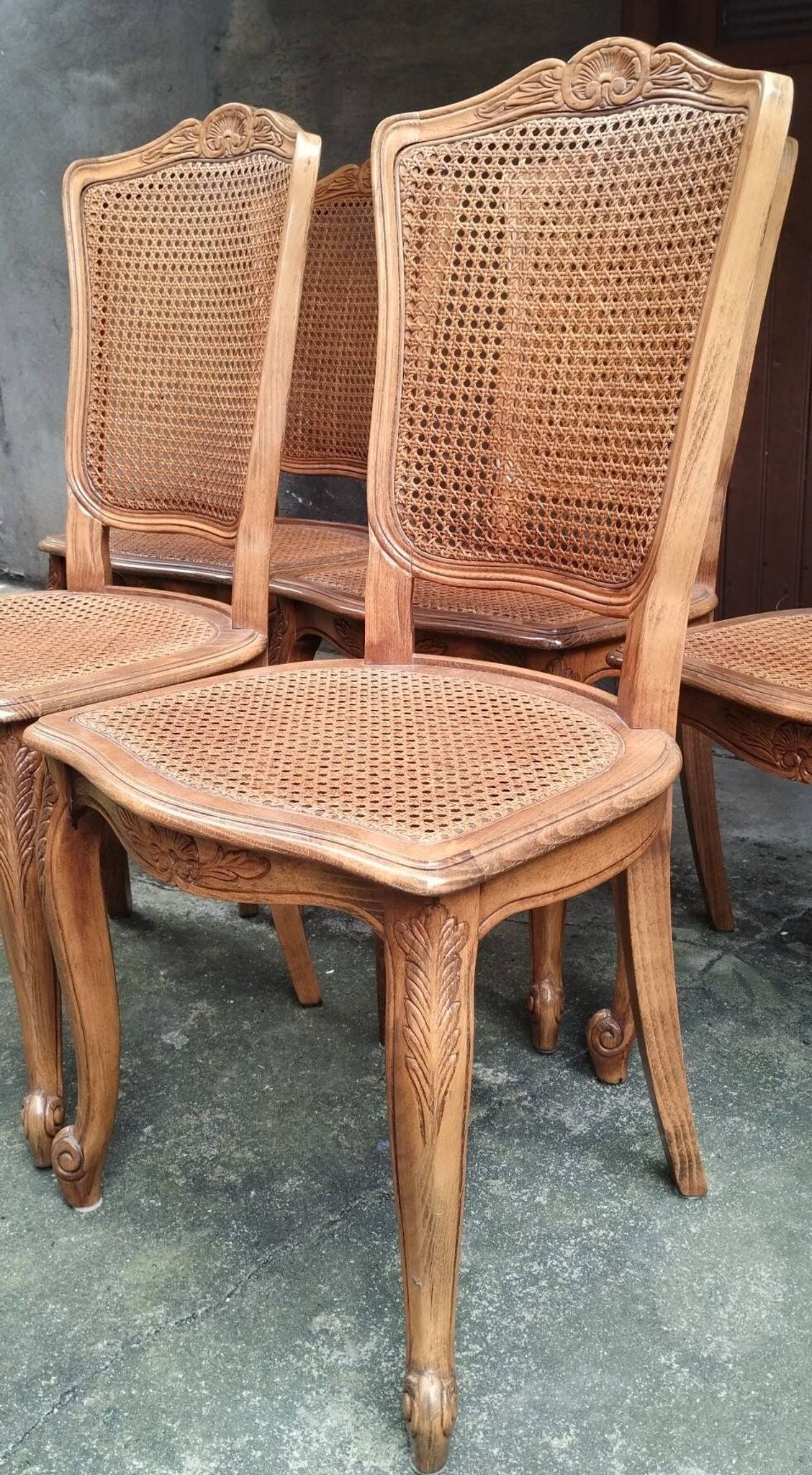 Set of 5 Baumann chairs