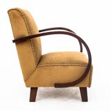 Art Deco armchairs, designed by J. Halabala, Czech Republic, 1930s.