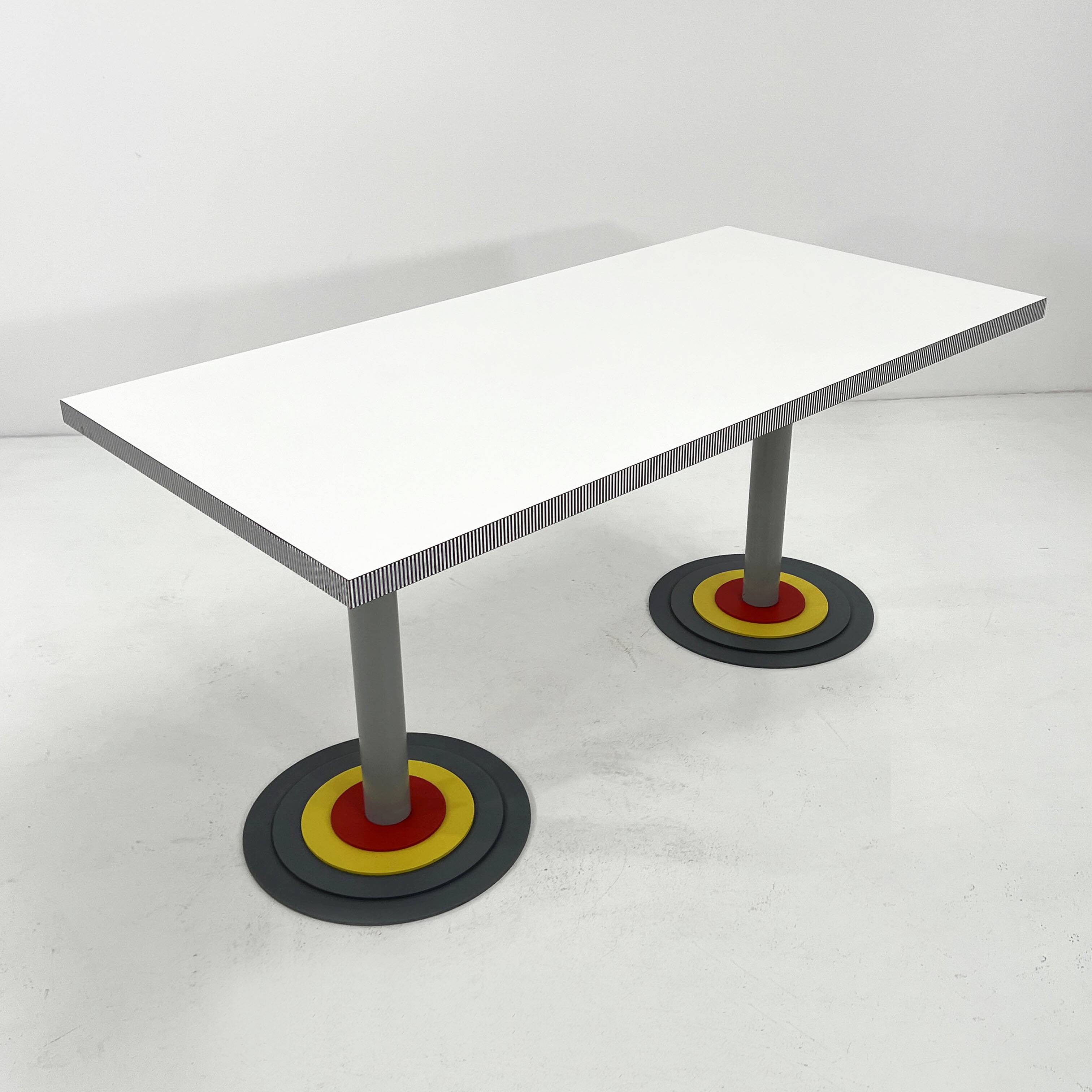 Dining table "Kroma" by Antonia Astori for Driade, 1980