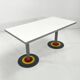 Dining table "Kroma" by Antonia Astori for Driade, 1980