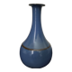 Blue ceramic soliflore vase