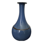 Blue ceramic soliflore vase