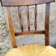 Chaises paillés rustique