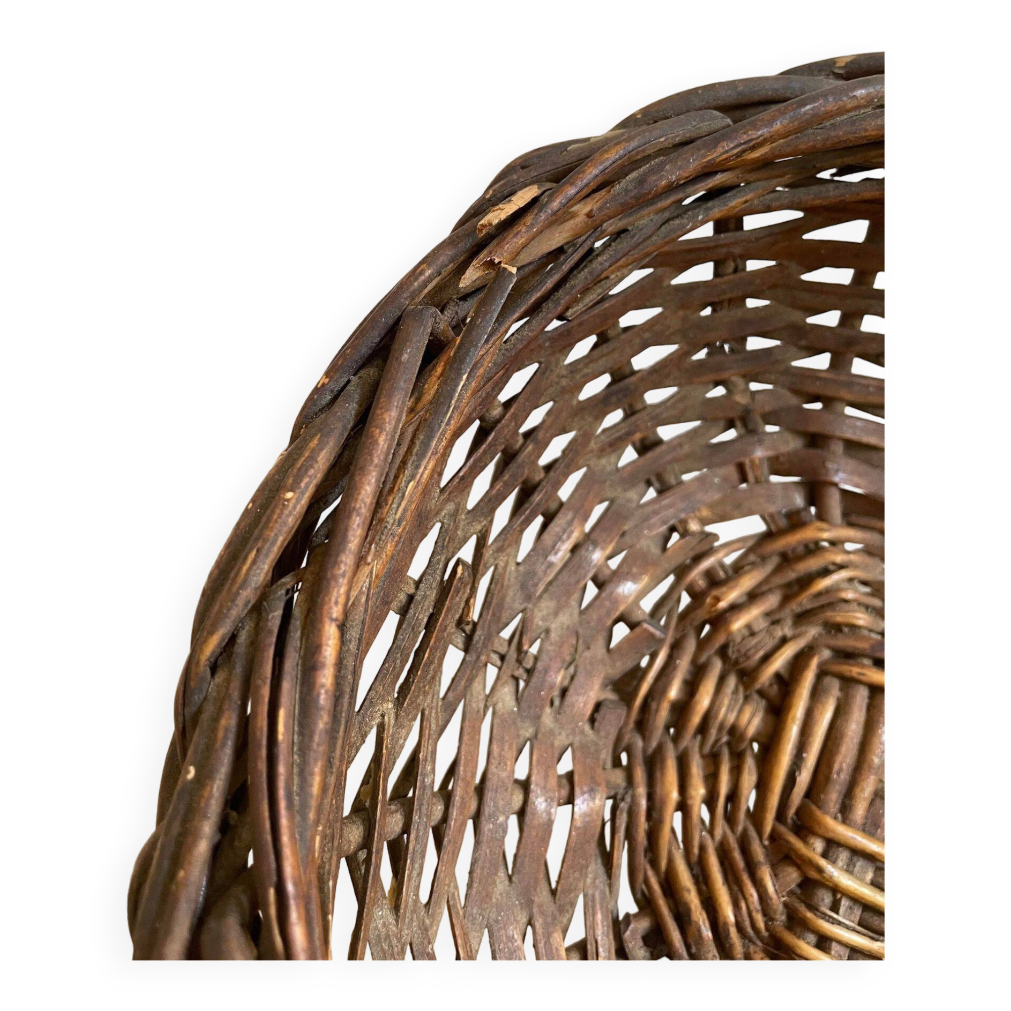 Small dark brown basket