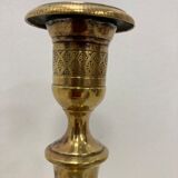 Bougeoir en laiton vintage