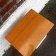 Vintage wooden bedside table / side table with tapered legs.