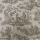 Tissu toile de Jouy fin XIXe