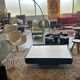 Table basse noire Vico Magistretti pour Gavina 1960