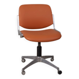 Vintage 1960s desk chair "dsc 106" design by g piretti for anonima castelli