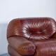 Pair of leather armchairs Sapporo 1970s, Mobil Girgi publisher