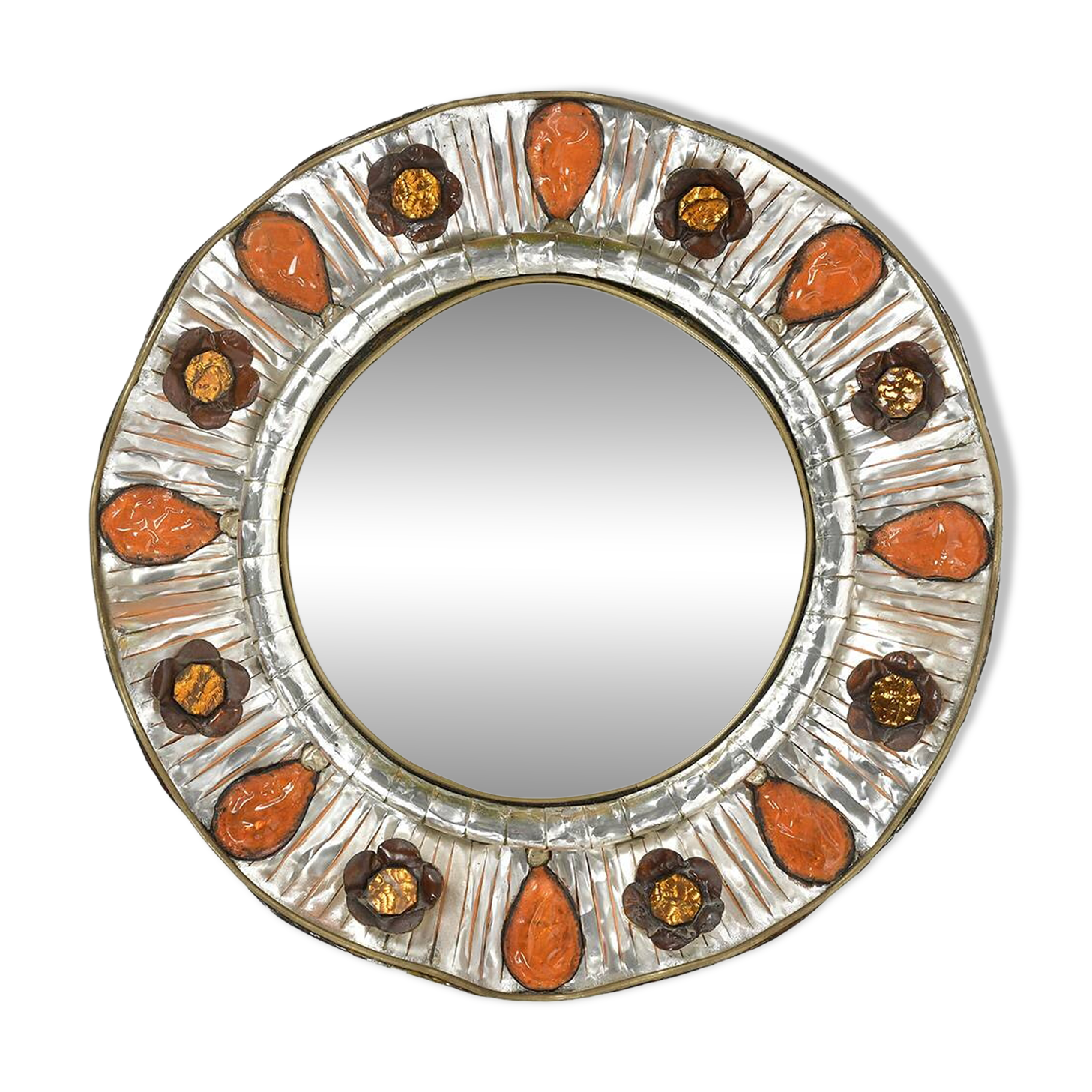 Wall mirror by Fiterman from the 1970s