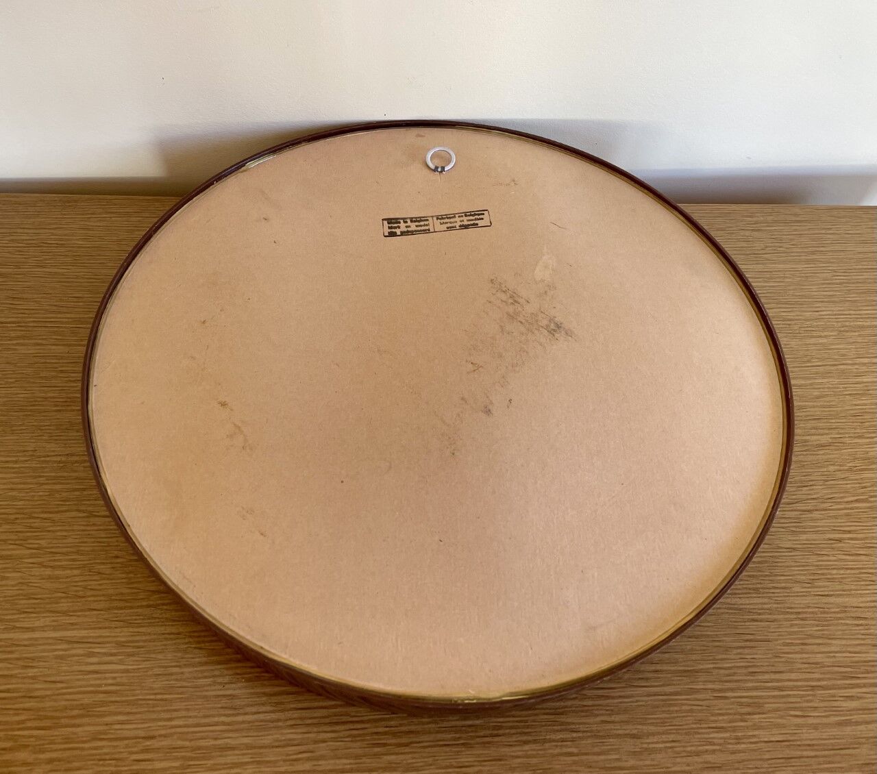 Seventies mirror made in Belgium