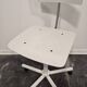 1980s Vintage Industrial Swivel Chair with Adjustable Backrest and Cas