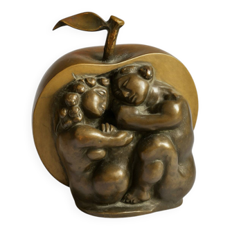 Bronze sculpture by Bogomil Jivkov – The Apple (1991)