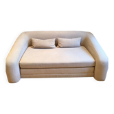 2-seater convertible sofa bed Westing model Eliot in fabric