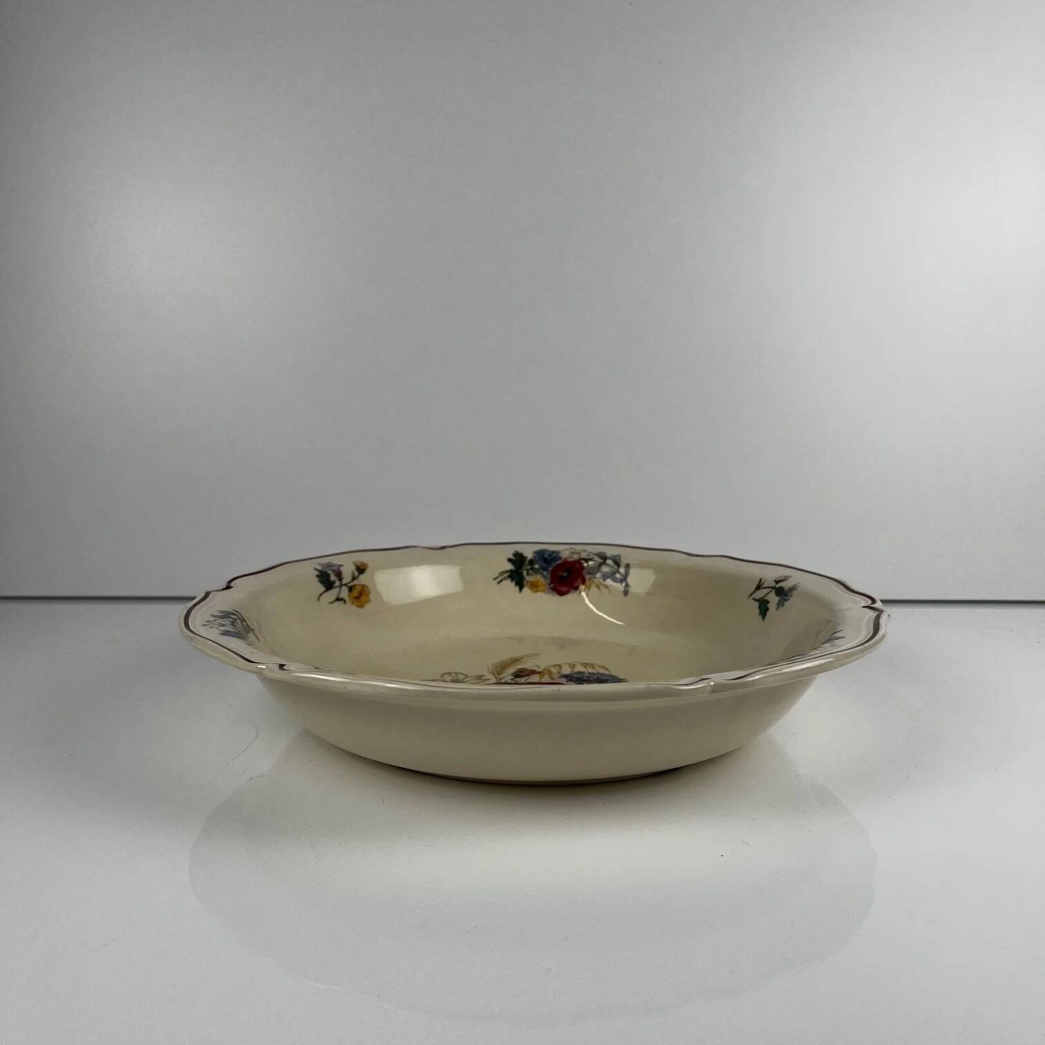 "Low bowl 'Agreste' Sarreguemines, 20th century."