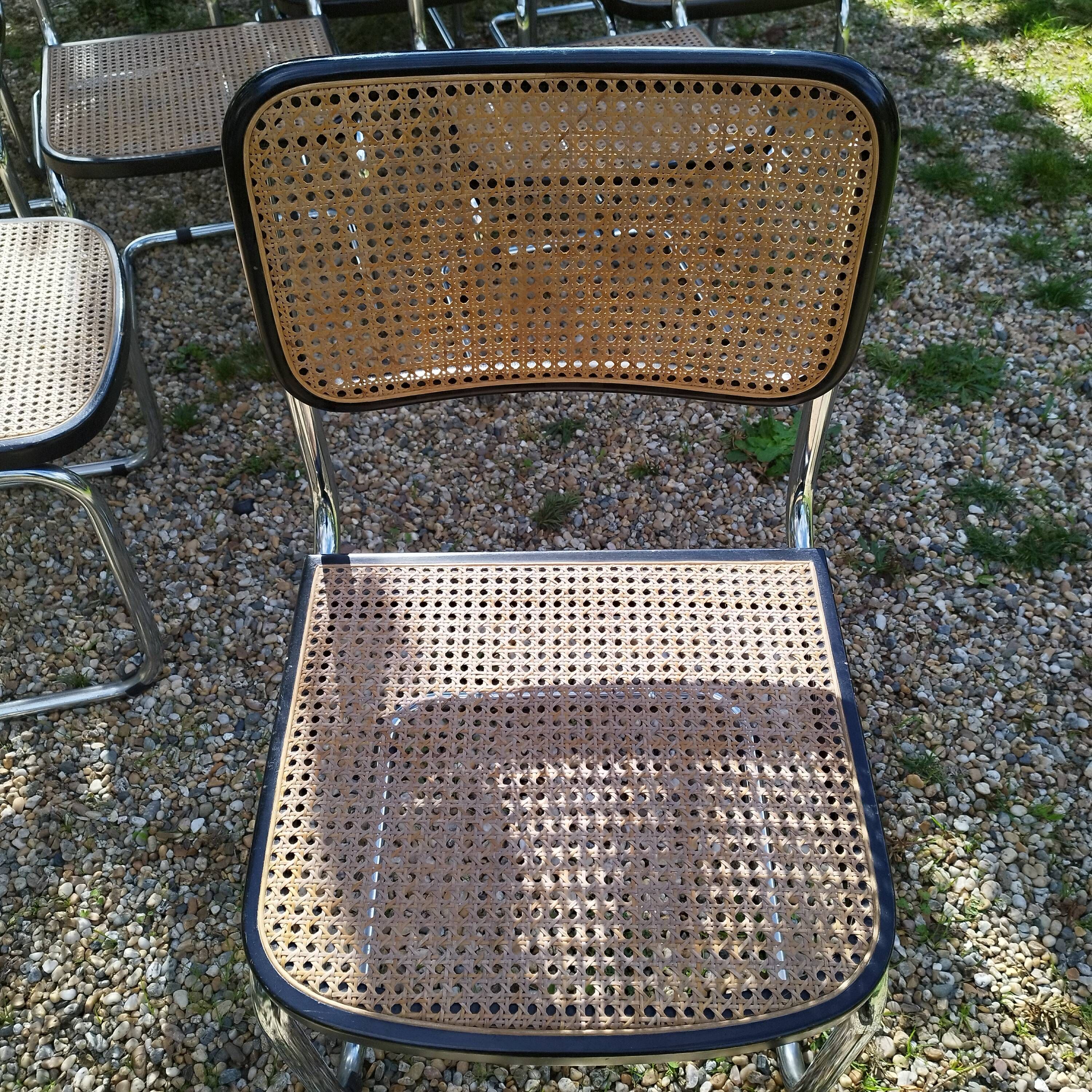 Vintage style chairs Cesca B32 Marcel Breuer