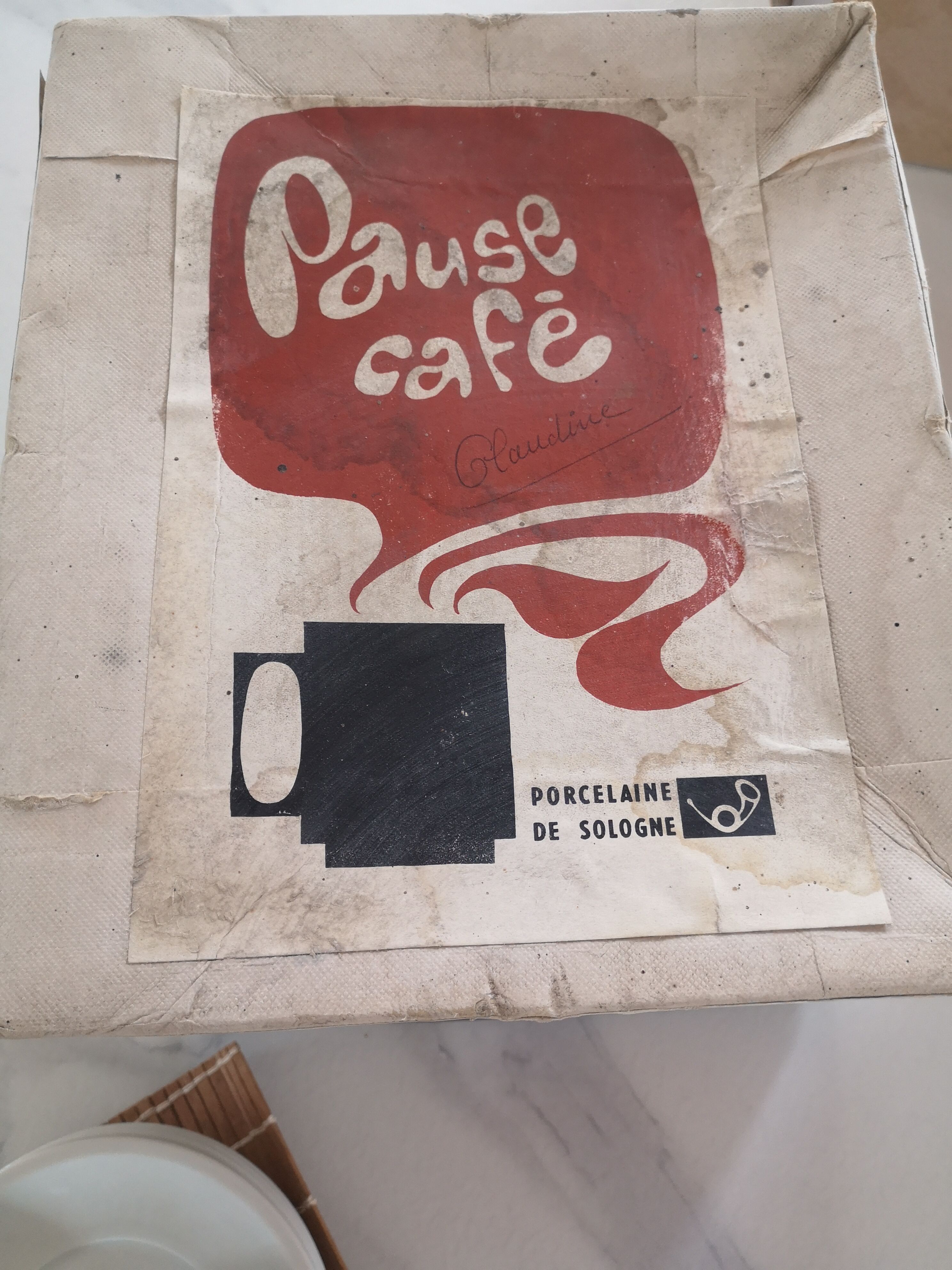 Sologne porcelain coffee service