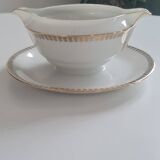 Limoges porcelain gravy boat