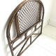 Vintage rattan headboard for 1-person bed
