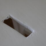 Handcrafted white oak stool